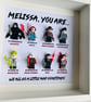 Horror Halloween Customised 8 Figure Minifigure Frame - Image 3