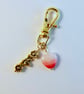Heart & Flowers Bag Charm, Valentine, Mothers Day, Gift For Her, Includes UK P&P - Image 4