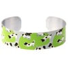 Bangle bracelet, dog lovers jewellery, jack russel cuff - C01