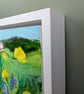 Acrylic Painting - original wild flower painting wooden box canvas framed - Image 7