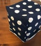 Floral fabric basket storage box with inside cones pockets  - Image 5