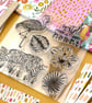 Dovecraft Collections 'Finding Paradise' 6 Clear Stamps Set - Image 2