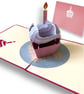 Handmade Pop up Cake Card
