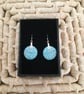 Round Mint Drop Earrings - Image 1