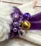 Scarf Mouse Tiny Art Doll Purple - Image 7