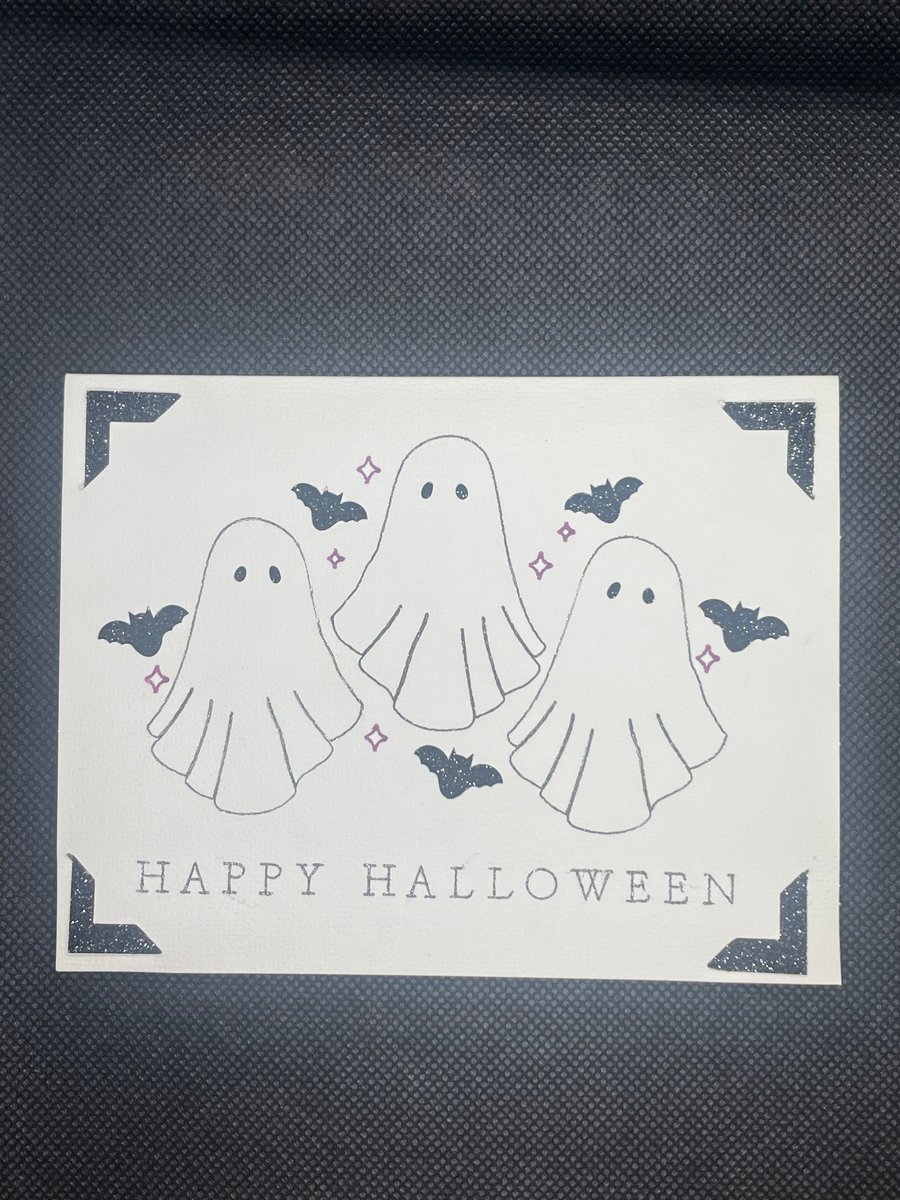 Spirits of Halloween Blank Card with envelope