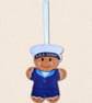 Royal Navy Gingerbread Decoration - Embroidered Sailor Character - Image 2