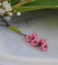 Pink flowers necklace - Image 4