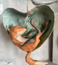 Paper mache fox in a hanging heart - Image 5