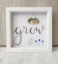 Handwritten sea glass GROW - Image 4
