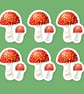 Magic Mushroom Sticker - Image 3