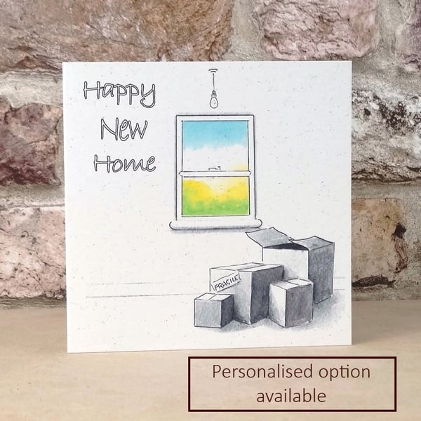 New Home Card Moving - Personalised option available