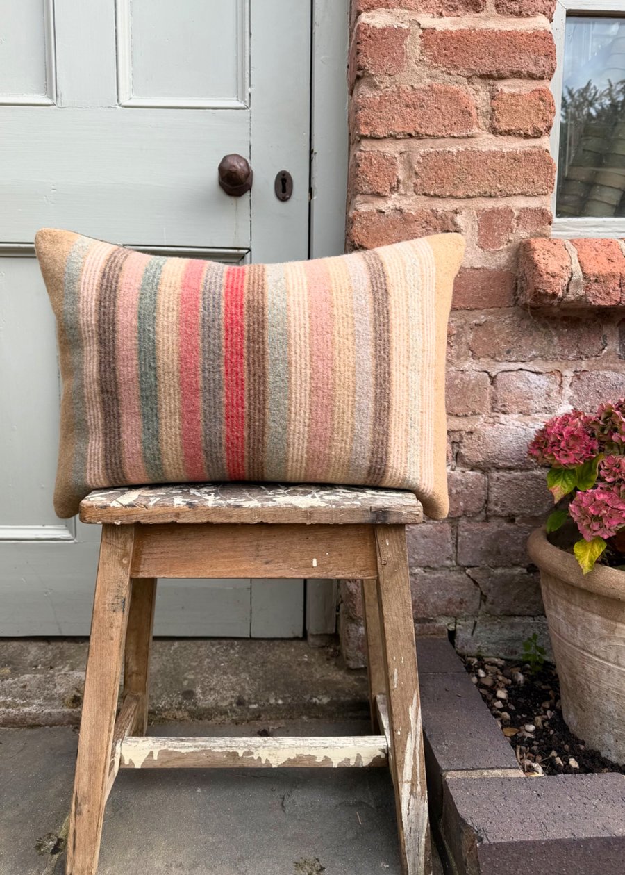Large 100 % Felted Merino Lambswool Cushion