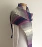 SALE..BAKTUS SCARF , wrap .Wool blend. Lightweight. 'Evening Shadows ' - Image 5