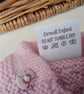 Baby Girl's Pink Hand Knitted Jacket & Booties Set 0-6 mths size  - Image 4
