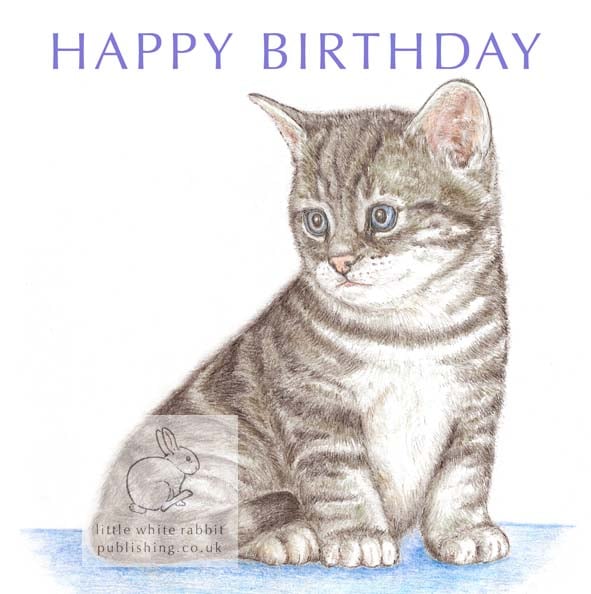 Tommy the Kitten - Birthday Card