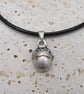 Sterling Silver Acorn Pendant Necklace, 25th Anniversary, Nature Jewellery Gift. - Image 4