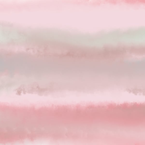 Blush Cloud Drift - A High Quality Rolled Canvas 