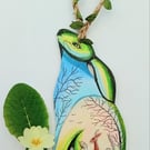 Sitting hare ready for Spring