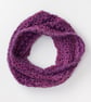 Cowl snood neck warmer scarf crochet no animal fibres vegan - Image 5