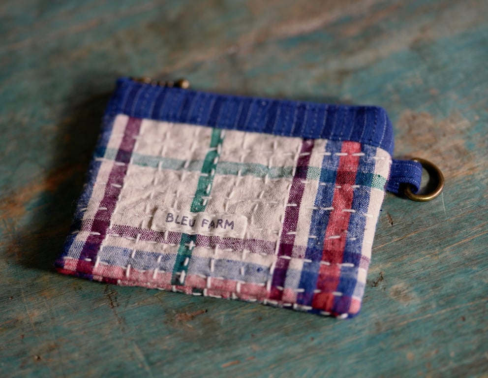 Handmade Fabric Mini Wallet, Coin Purse, Card Pouch, Versatile Zipper Pouch 