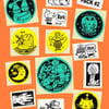 Thermal Printed Sticker Pack 2