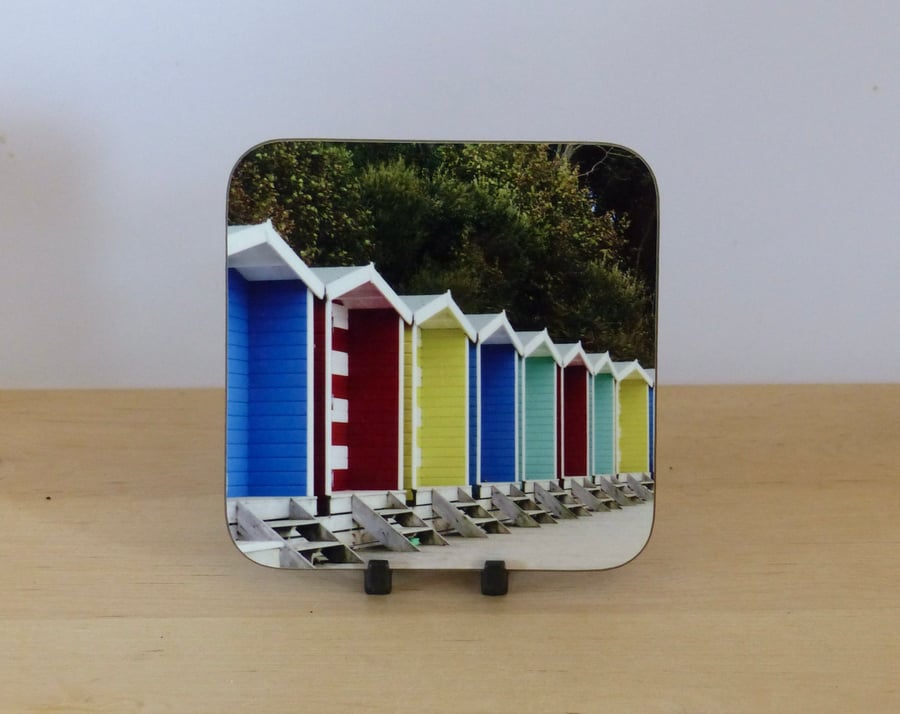 Photo Coaster - Beach Huts