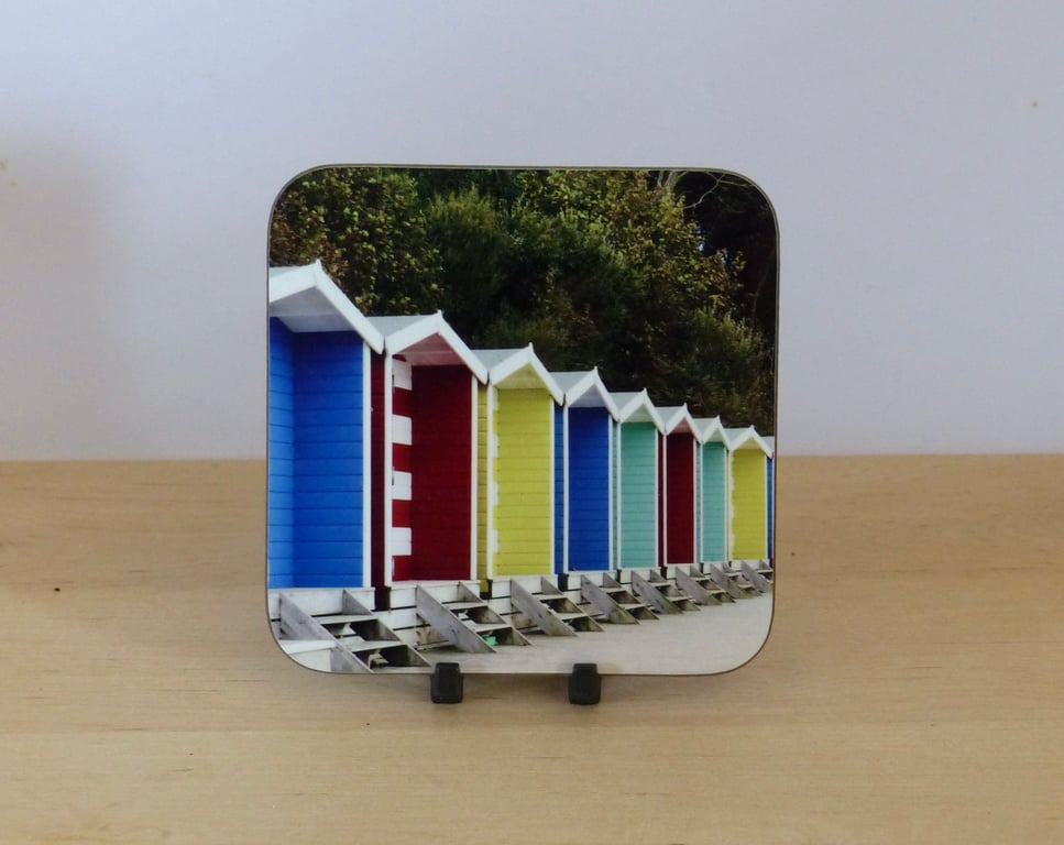 Photo Coaster - Beach Huts