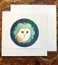 Barn Owl ceramic brooch by Valerie Greeley - Image 4