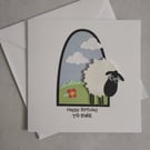 Happy Birthday to Ewe - Googly Eye Sheep 