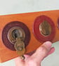 Vintage Tape Measure Key and Letter Rack 10 - Image 2