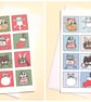 Christmas Cards Bulk Pack of 5 or 10, mix and match cute animal designs - Image 7