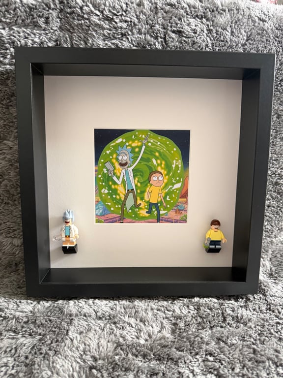 Rick & Morty Themed Brick Frame