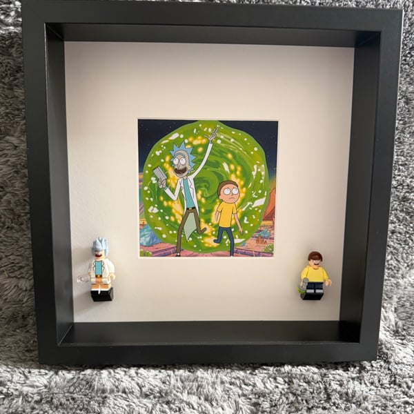 Rick & Morty Themed Brick Frame