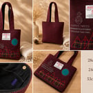 Harris Tweed® Skye Life Collection Tote Bag – Handmade in Scotland