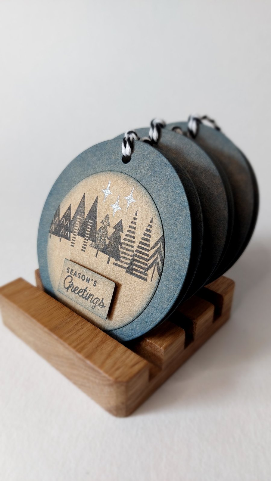 Christmas gift tag set - Nordic Trees