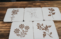 White wood coasters