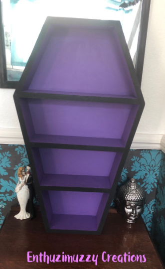 Handmade Coffin Shelf