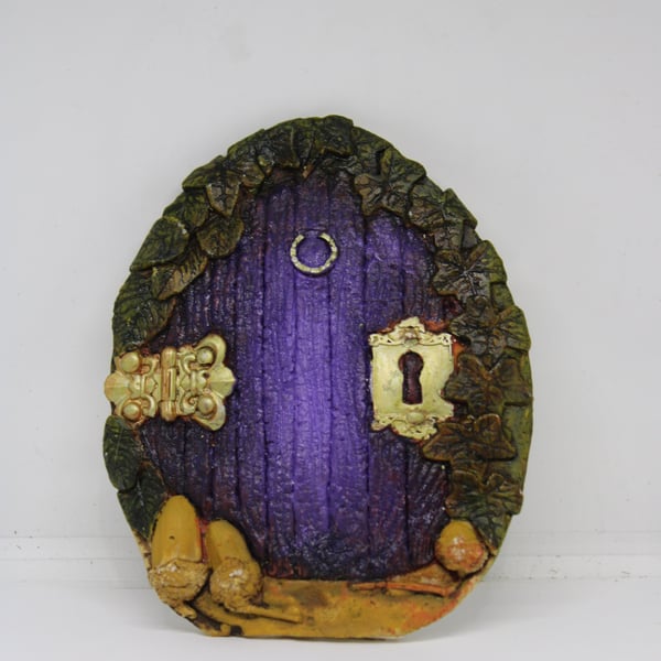 Autumn fairy door