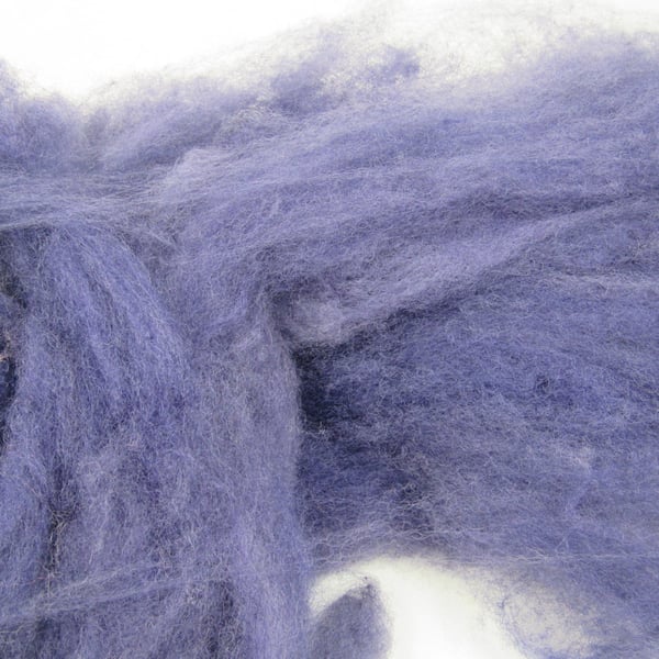10g Naturally Dyed Logwood Purple Llanwenog Felting Wool