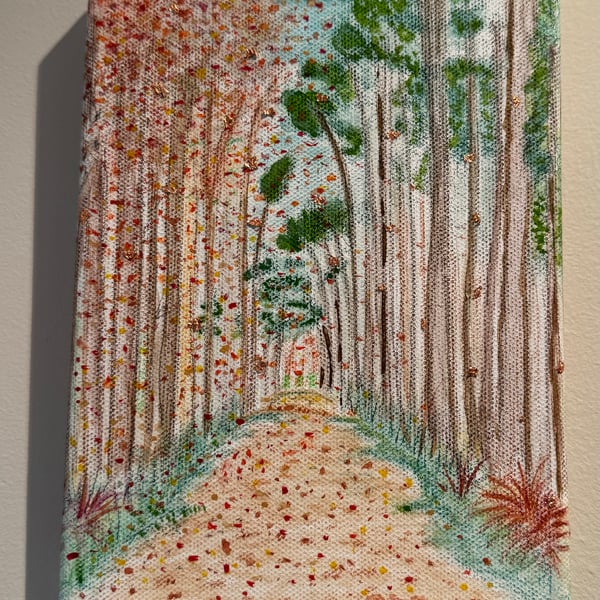 A Walk Through the Forest, Watercolour 