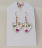 Heart Shaped Resin Earrings