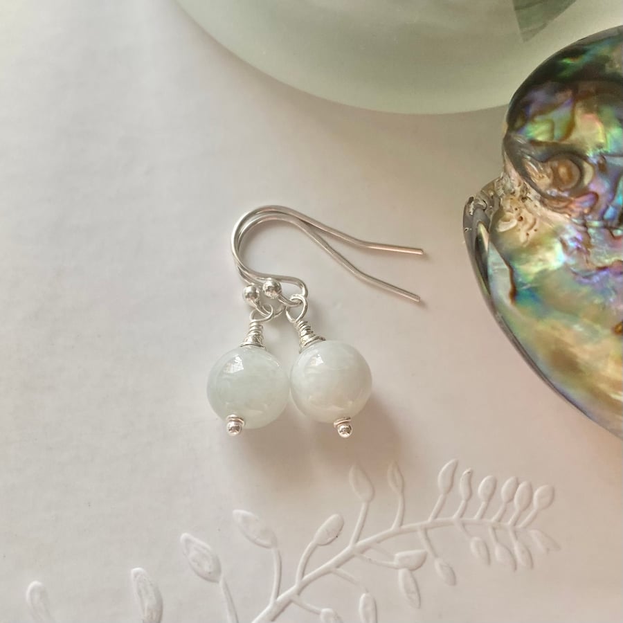 Burmese Jade earrings