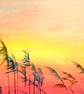 Fen Sunrise Landscape Original Oil Painting - Image 5