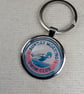 Sunday Morning Swim Club - Swimmer Keyring - Large Resin Topped Keychain