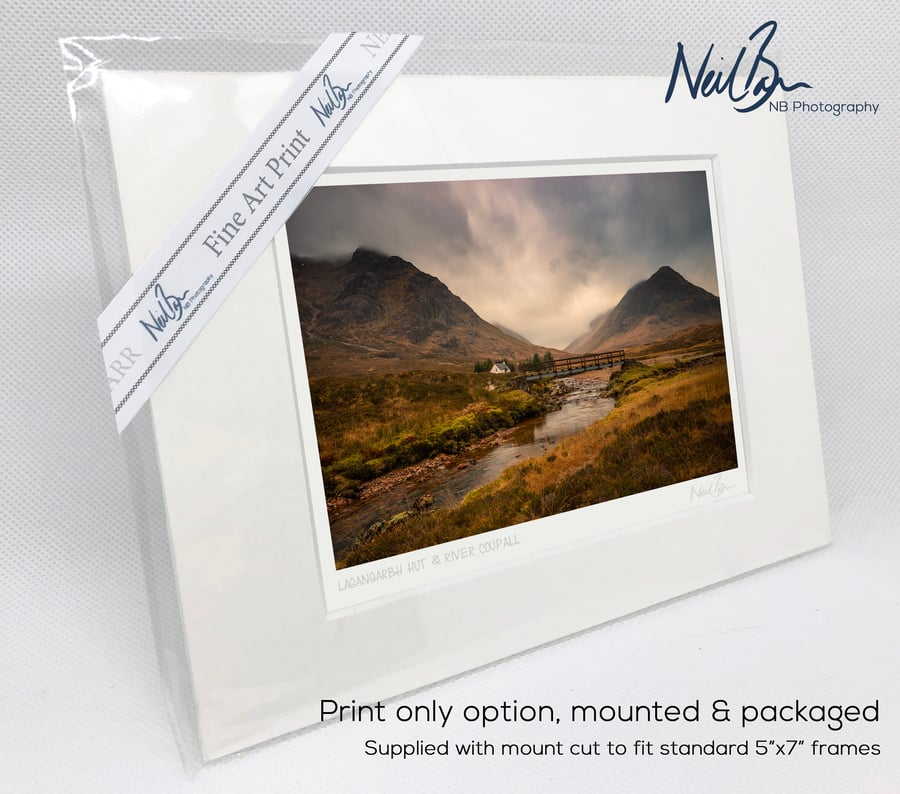 Lagangarbh Hut Glen Coe Scotland - A6 (7" x 5") Unframed Print