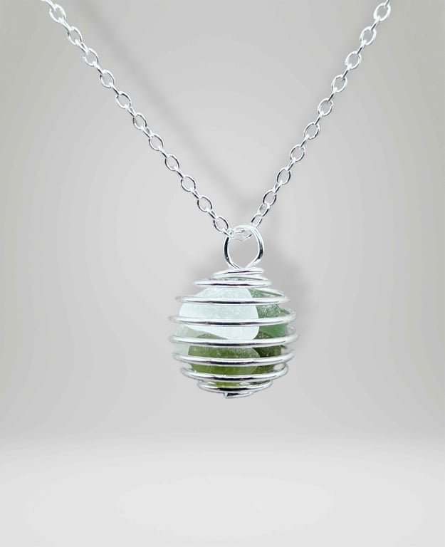 Sea glass necklace 