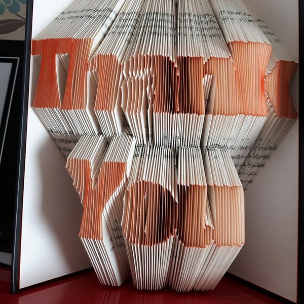 Thank You MMF Book Folding Pattern - EMAILED PDF PATTERN