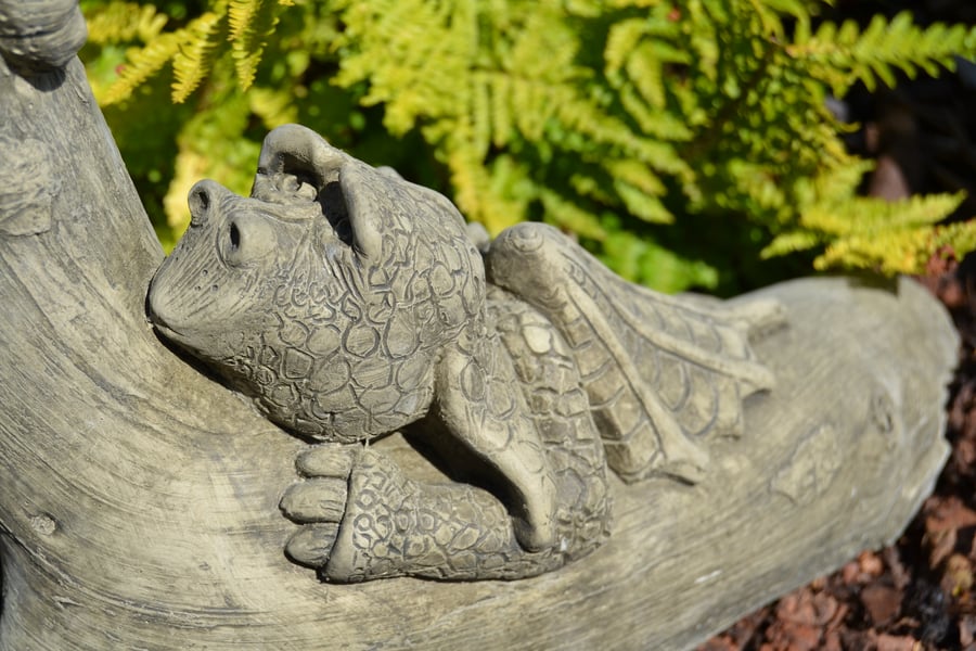 Fin The Dragon Stone Garden Ornament