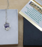Minimalist amethyst pendant necklace. - Image 5